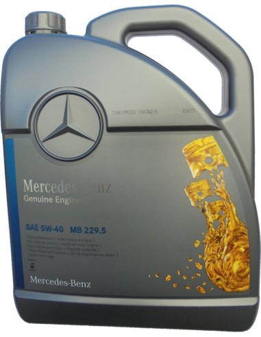 Mercedes 5W-40 Motorolie MB 229.5 - 1x 5 liter A000989920213AIFE