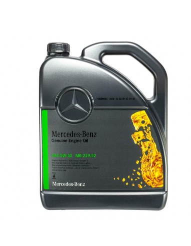 Aceite de motor Mercedes 5W-30 MB 229.52 - Diésel totalmente sintético A000989950213AMEW 1x5L