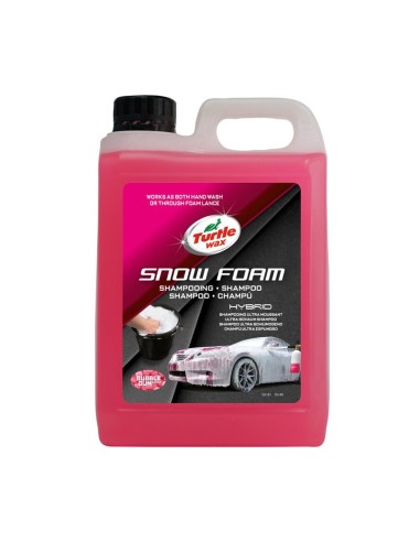 Champú híbrido de espuma de nieve Turtle Wax de 2,5 litros