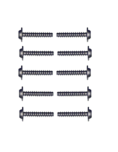 Carrosserieschroef x10 - past op treenail-clip