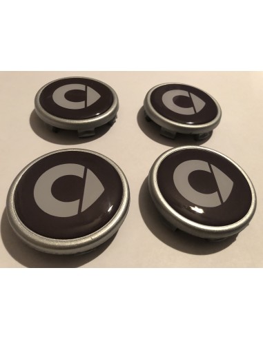 Set coprimozzo Smart Wheel Center Cap "new style" logo per cerchi Smart originali