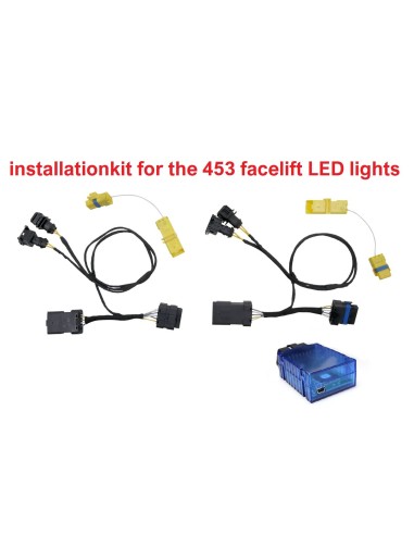 Kit d'installation d'adaptateur de câble de phares à LED Smart Fortwo 453 Facelift avec dongle