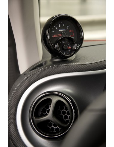 Paneles de instrumentos BRABUS con contador de revoluciones y reloj del Smart ForTwo / ForFour 453