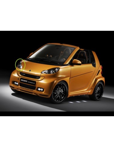 Faro anteriore Brabus Xclusive Smoke per Smart fortwo Coupe e convertibile C451