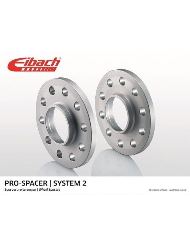 Spoorverbredingsafstandhouder 16 mm voor Smart ForTwo 453-modellen 32 mm per as