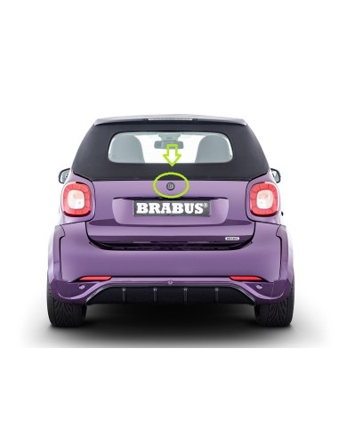 Adesivo posteriore Smart Fortwo Forfour Brabus Ultimate 125