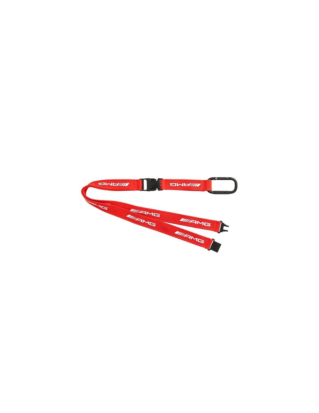 Mercedes-Benz AMG Racing Lanyard Rood AMG Logo Wit