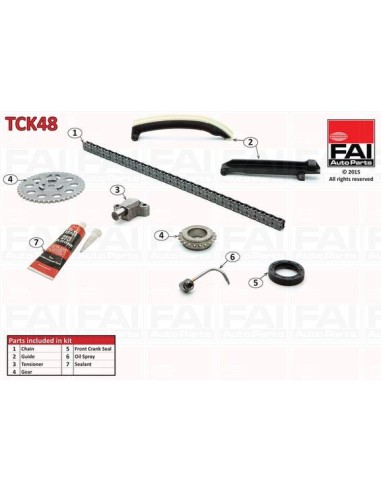 Kit de corrente de distribuição FAI AutoParts TCK48