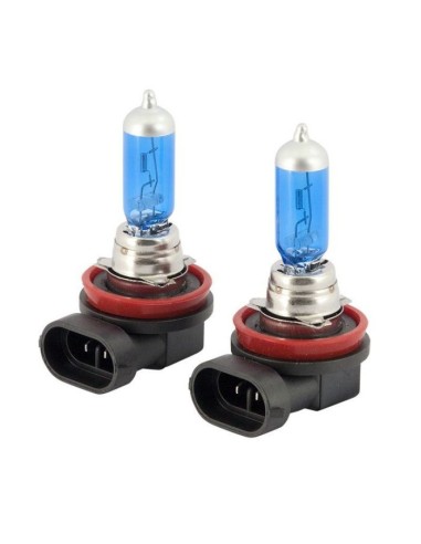 SuperWhite Blue H11 55W/12V/4800K halogeenlampen, set van 2 stuks (E4)