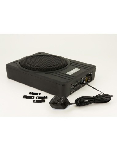 SDN 10 inch 'Under-Seat'Subwooferbox actief vlak - 600 Real Watt