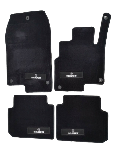 RHD Brabus Floormats - Velour Smart Forfour 454