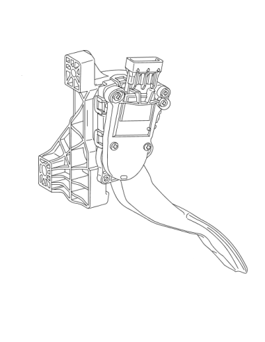 Pedal del acelerador/acelerador Smart ForFour